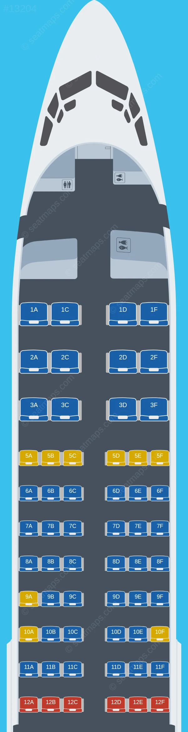 Qantas Boeing 737-800 V.3 seatmap preview