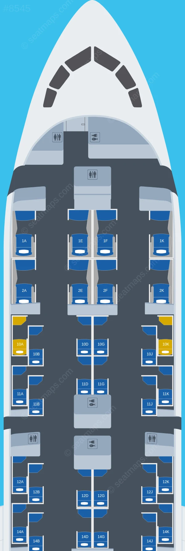 Oman Air Boeing 787-9 V.2 seatmap preview