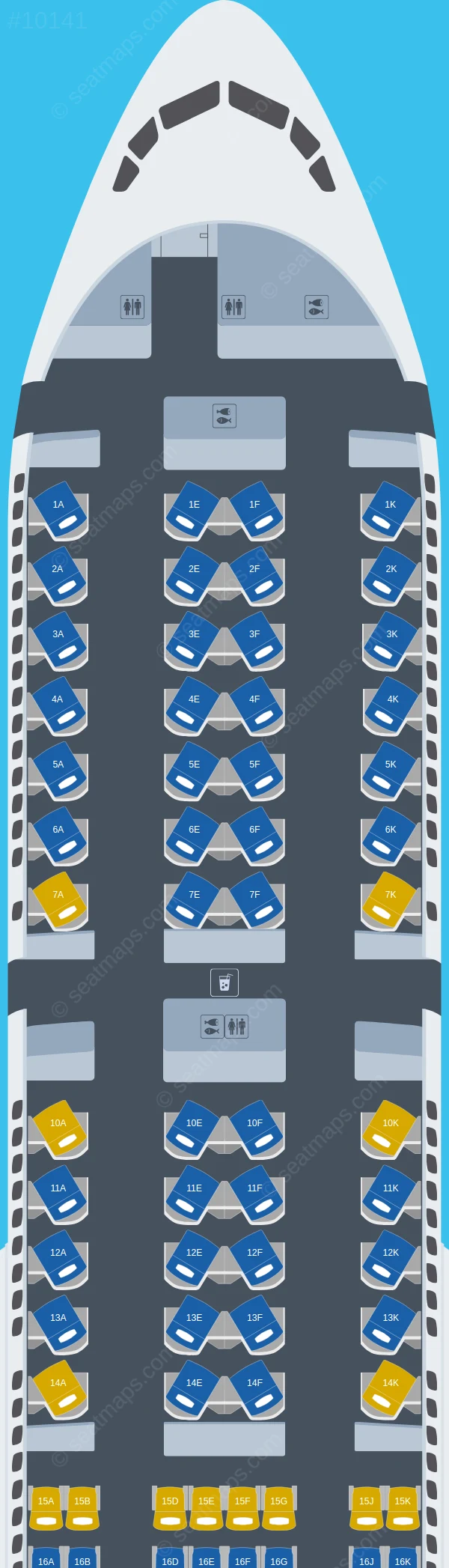 British Airways Boeing 777-200ER V.2 seatmap preview