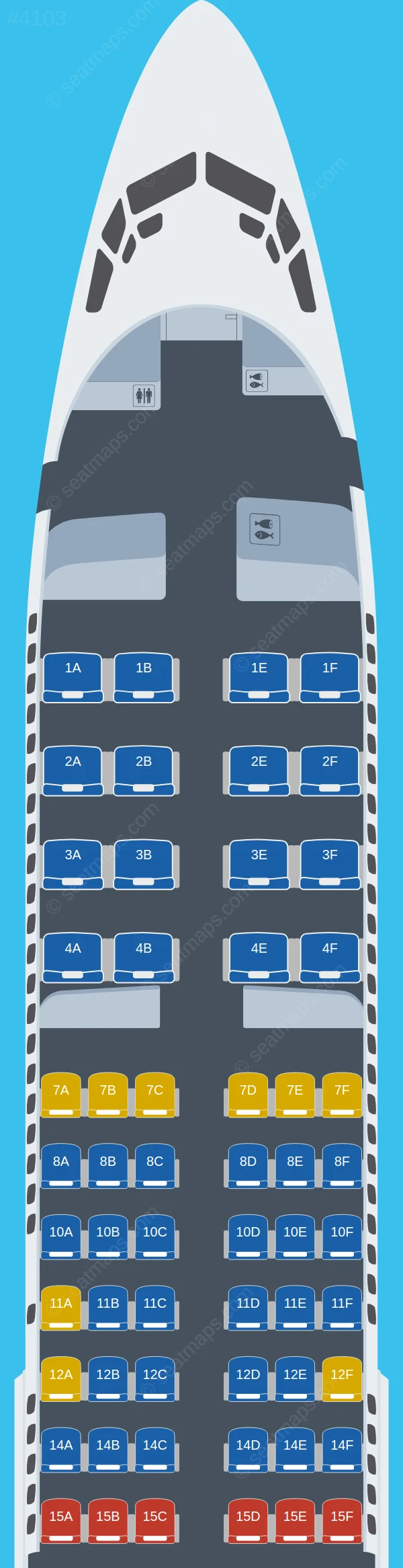 United Boeing 737-800 V.2 seatmap preview