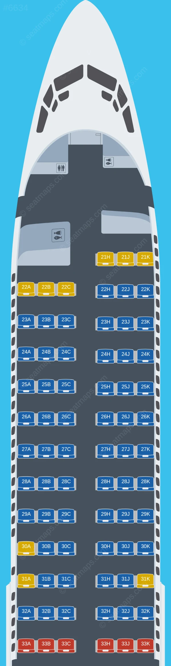 El Al Boeing 737-800 V.3 seatmap preview