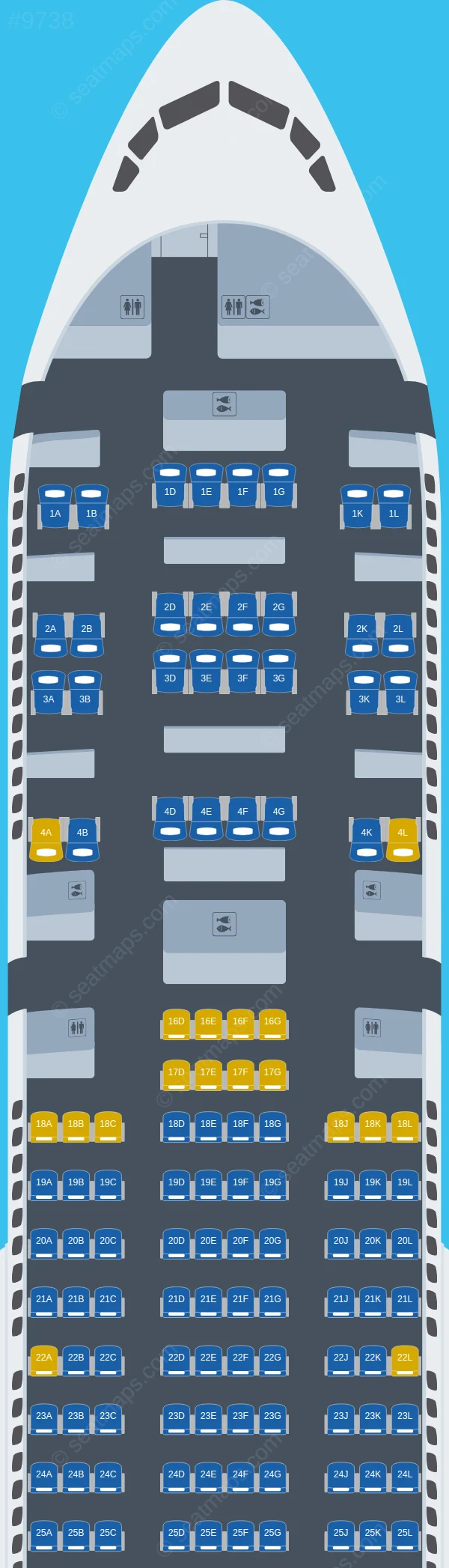 United Boeing 777-200ER V.2 seatmap preview