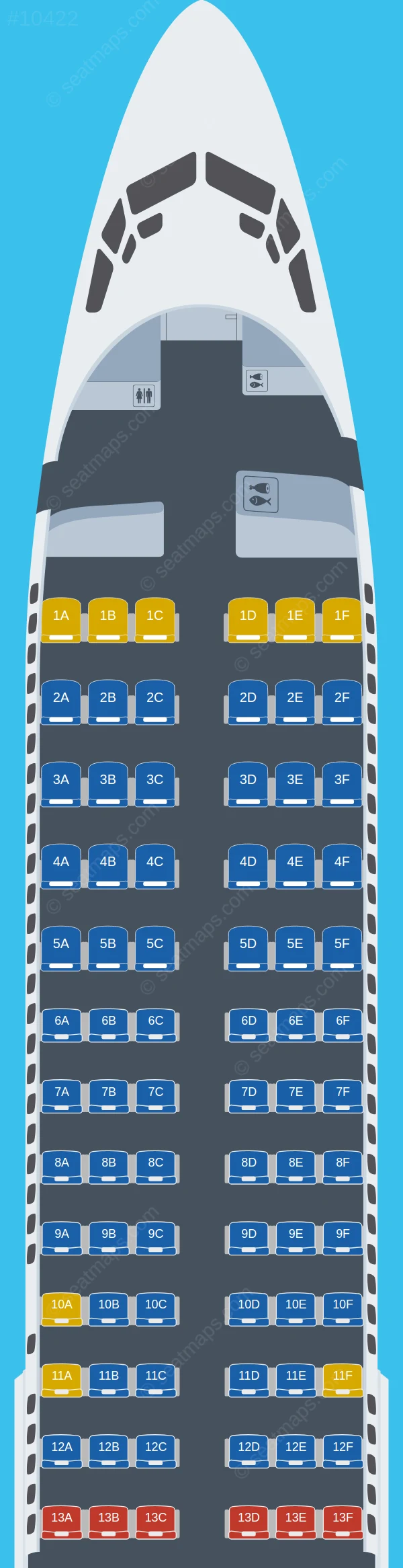 Sun Country Airlines Boeing 737-800 seatmap preview