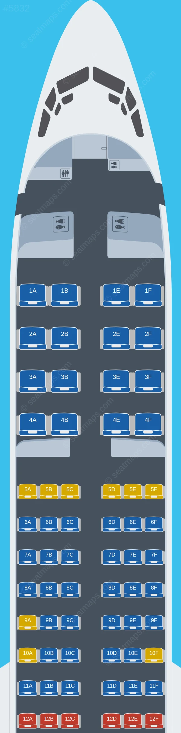 Turkish Airlines Boeing 737-900 ER V.2 seatmap preview