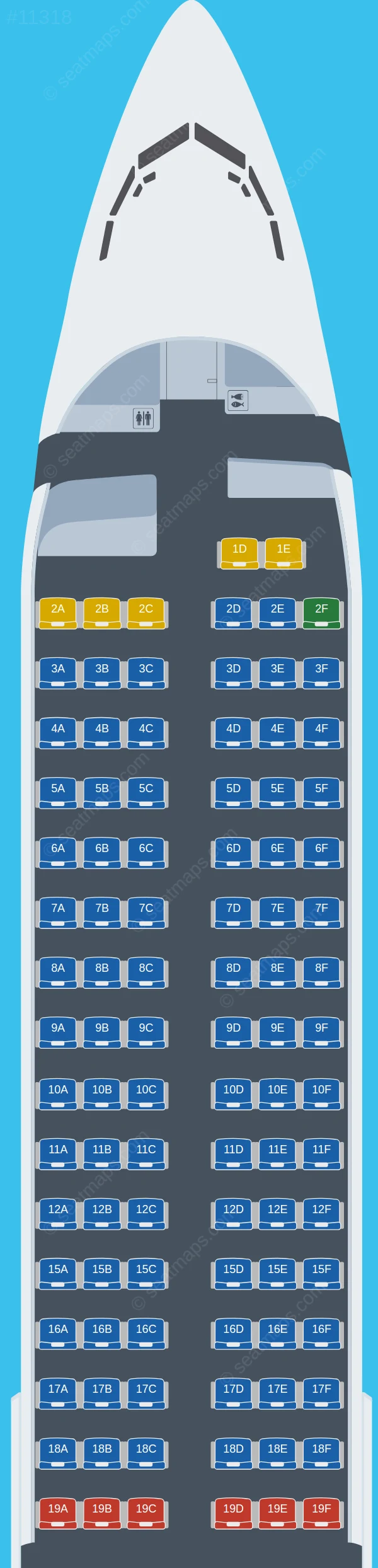 Lion Air Boeing 737 MAX 9 seatmap preview