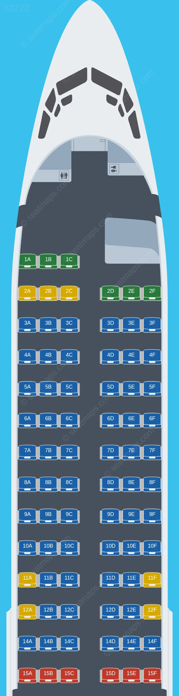 Jet2.com Boeing 737-800 seatmap preview