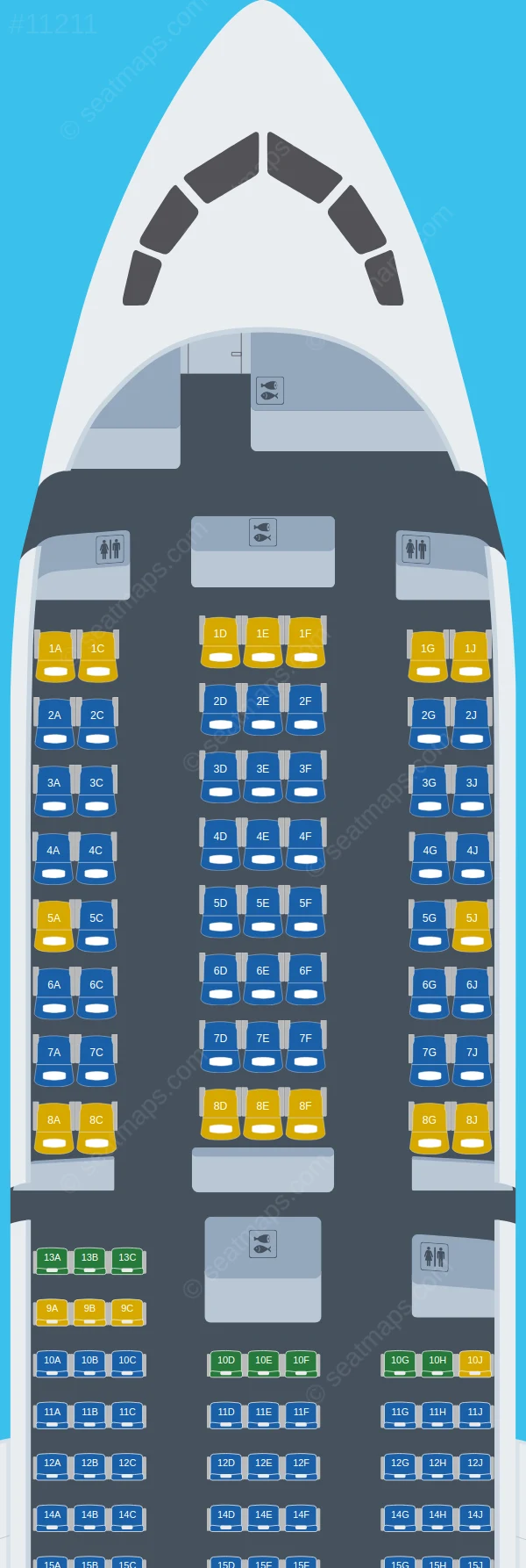 Air Premia Boeing 787-9 V.2 seatmap preview