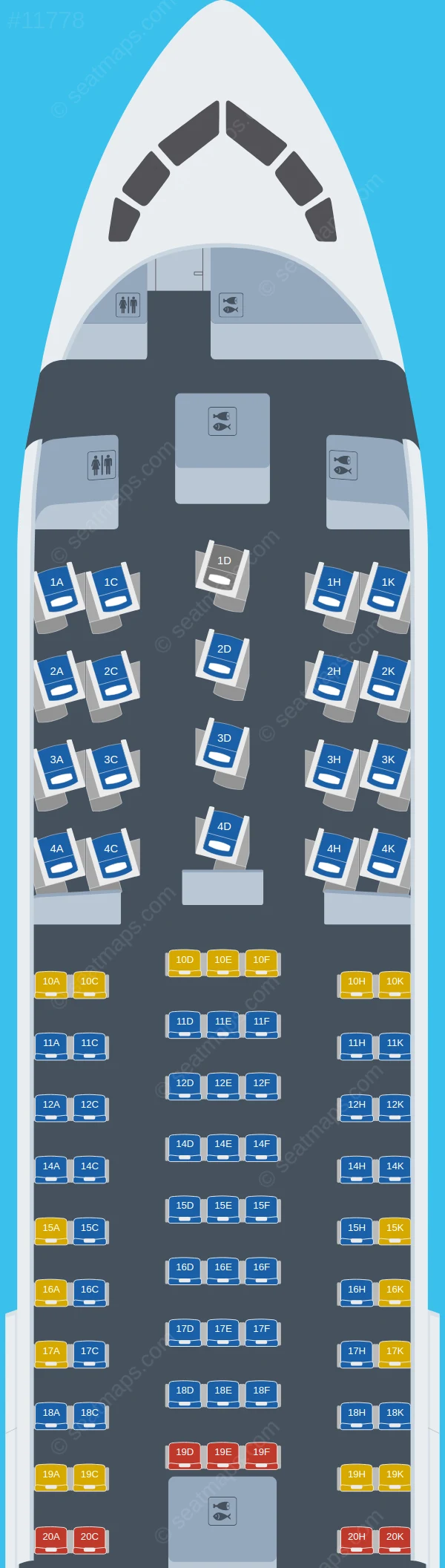 Omni Air International Boeing 767-300ER V.3 seatmap preview