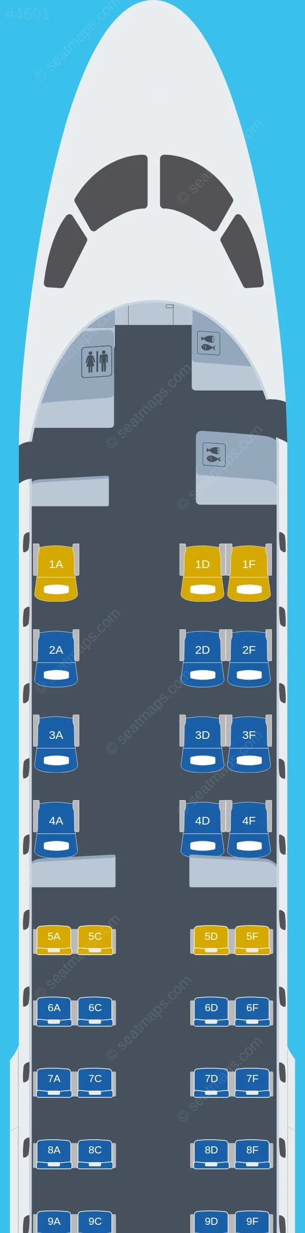 Belavia Embraer E175 seatmap preview