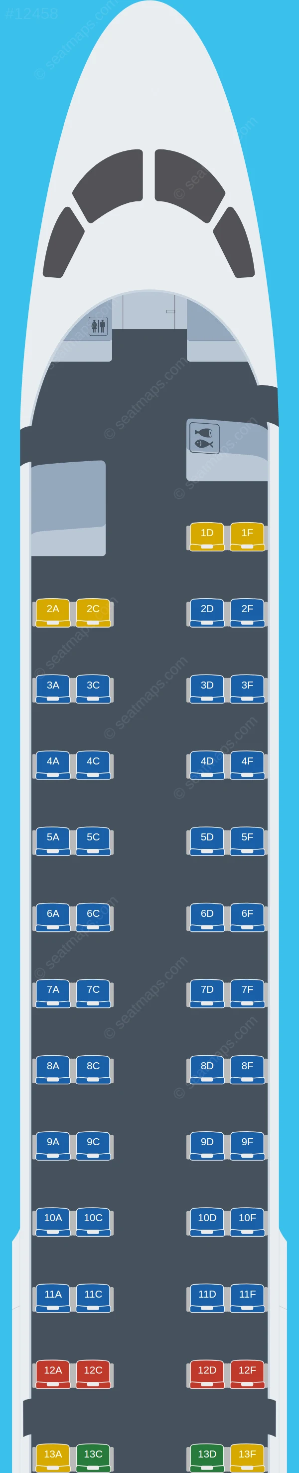 Airlink Embraer E195 V.3 seatmap preview