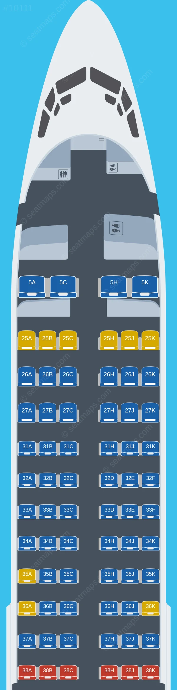 China Southern Boeing 737-800 V.3 seatmap preview