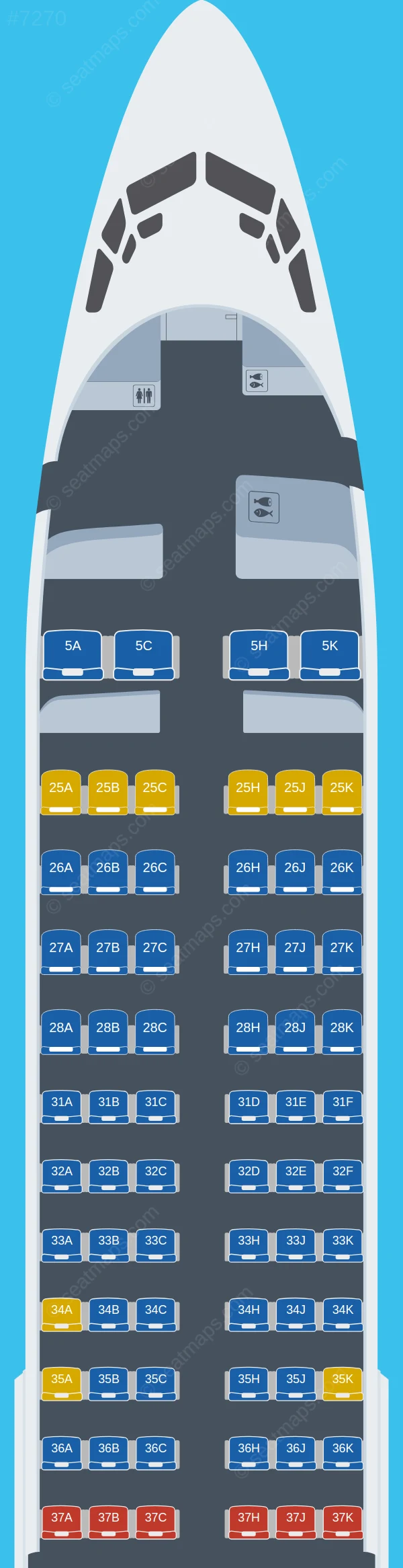China Southern Boeing 737-800 V.1 seatmap preview