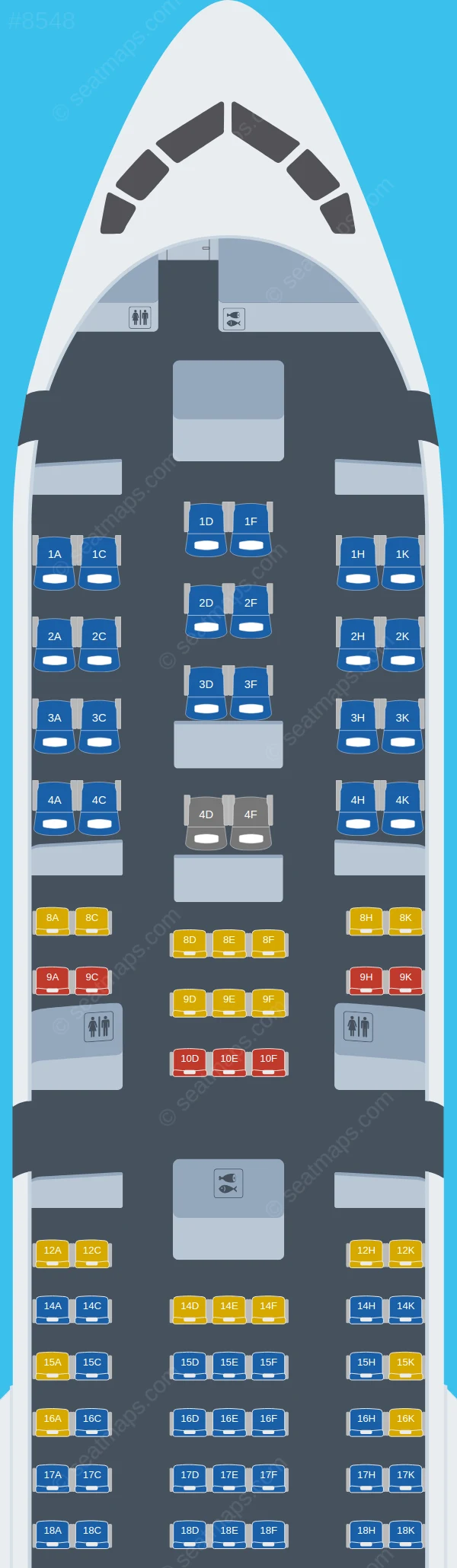 Omni Air International Boeing 767-300ER V.1 seatmap preview