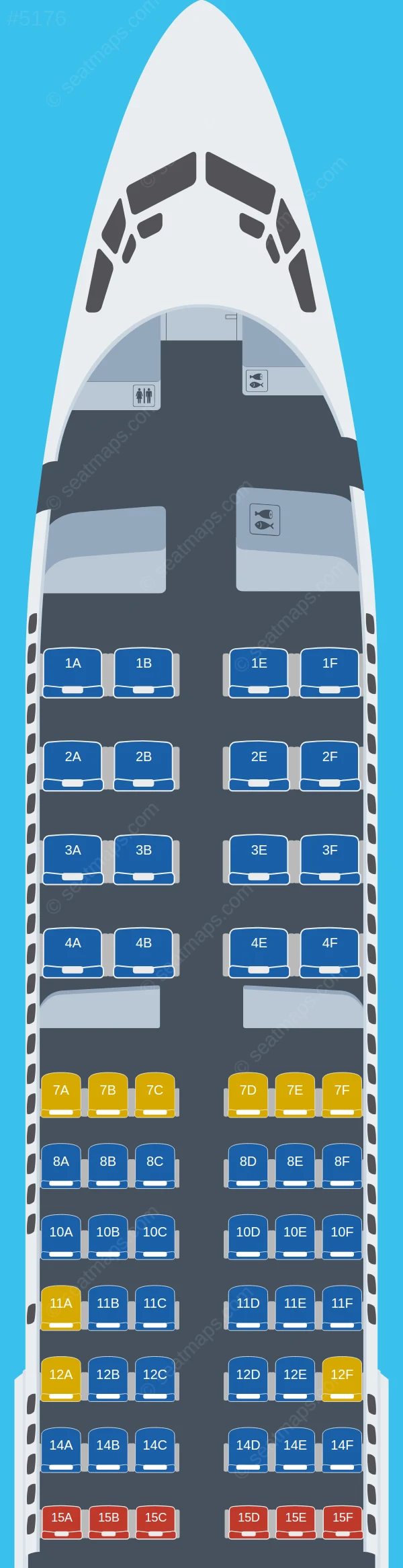 United Boeing 737-800 V.1 seatmap preview