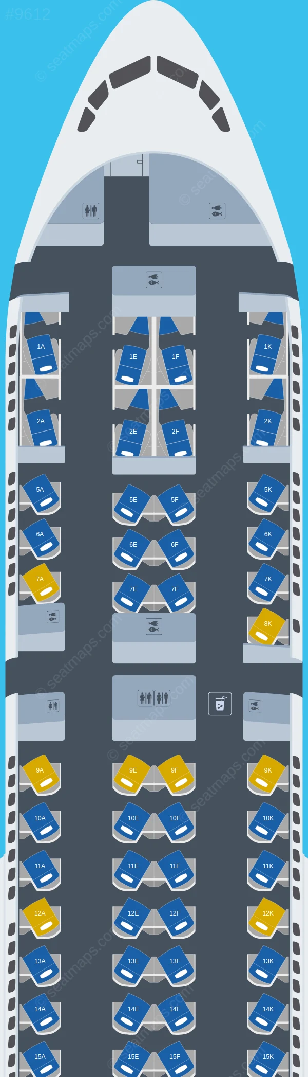 British Airways Boeing 777-200ER V.1 seatmap preview