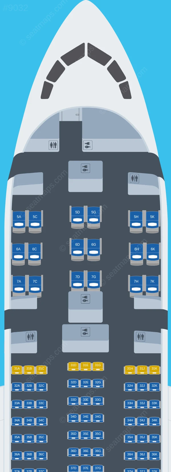 China Southern Boeing 787-8 seatmap preview