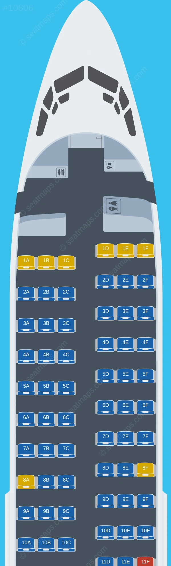 Lumiwings Boeing 737-700 seatmap preview