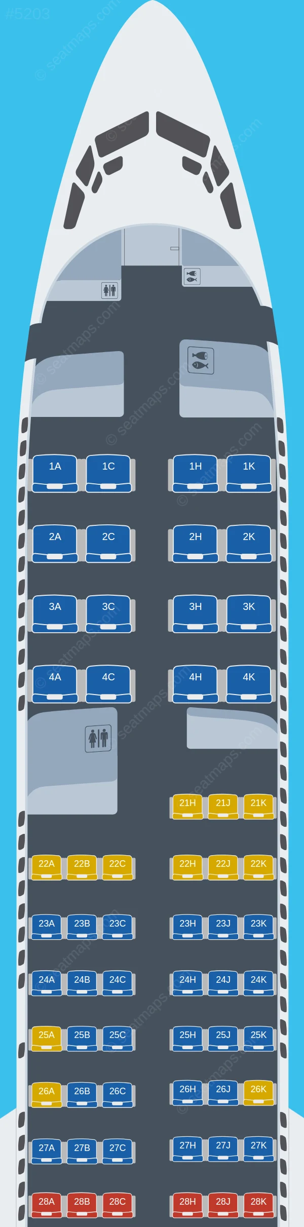 El Al Boeing 737-900 ER seatmap preview
