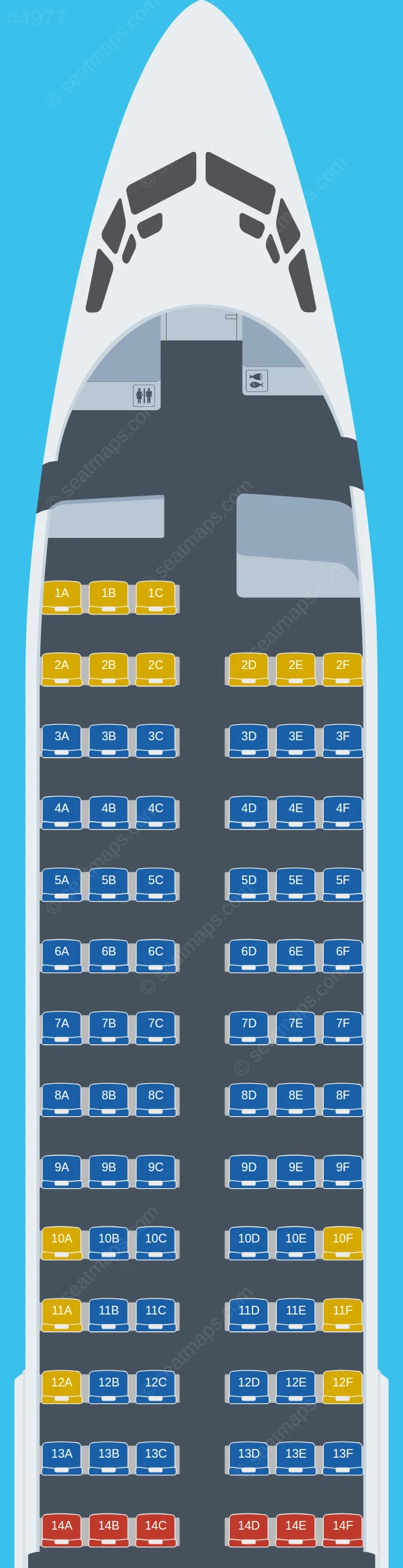 Enter Air Boeing 737-800 seatmap preview