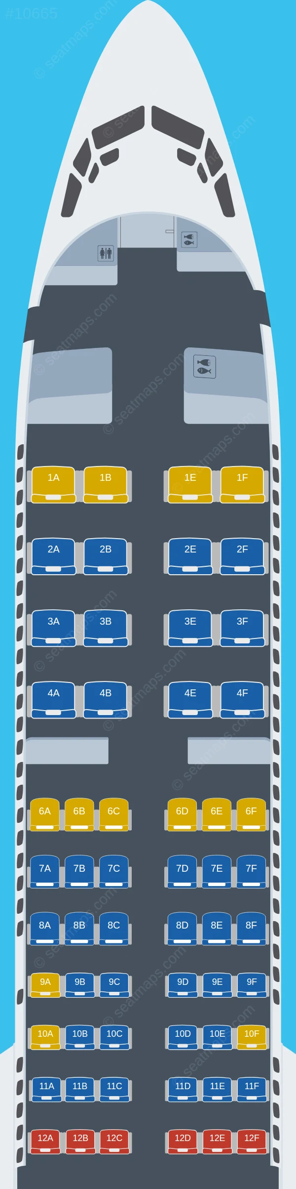 AeroMexico Boeing 737 MAX 8 seatmap preview