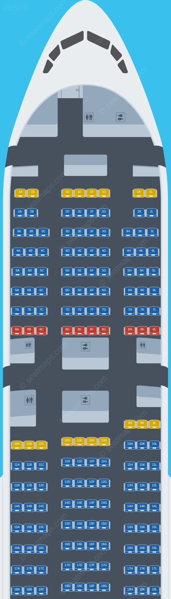 Omni Air International Boeing 777-200ER seatmap preview