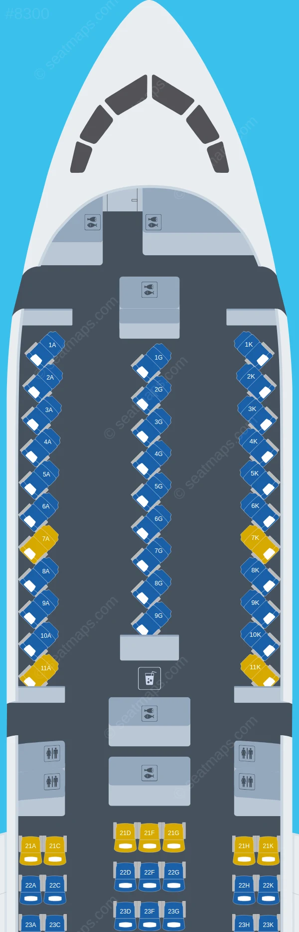 Virgin Atlantic Boeing 787-9 seatmap preview