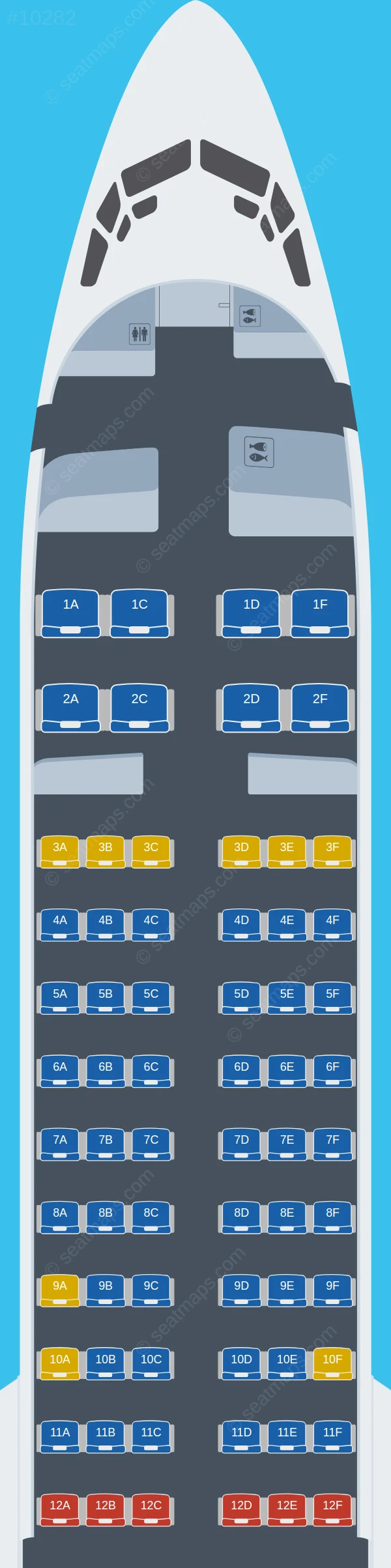 Aerolineas Argentinas Boeing 737 MAX 8 seatmap preview