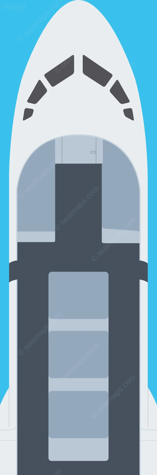 Calm Air ATR 42-300 V.3 seatmap preview