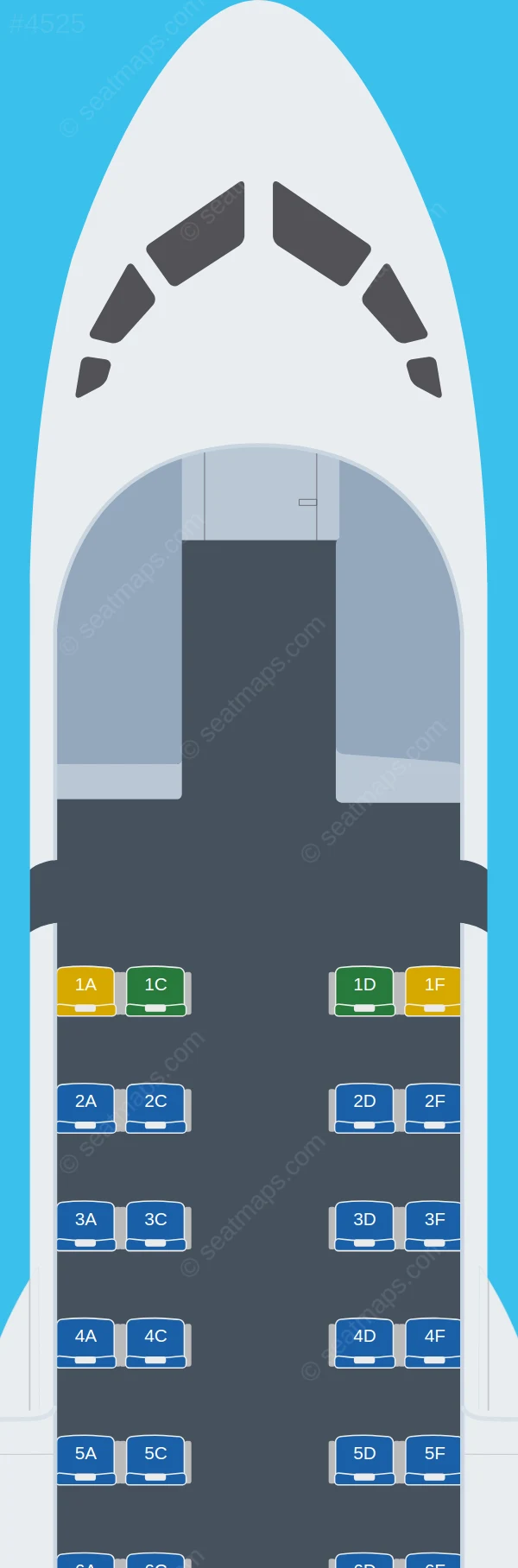 DAT ATR 42-300 seatmap preview