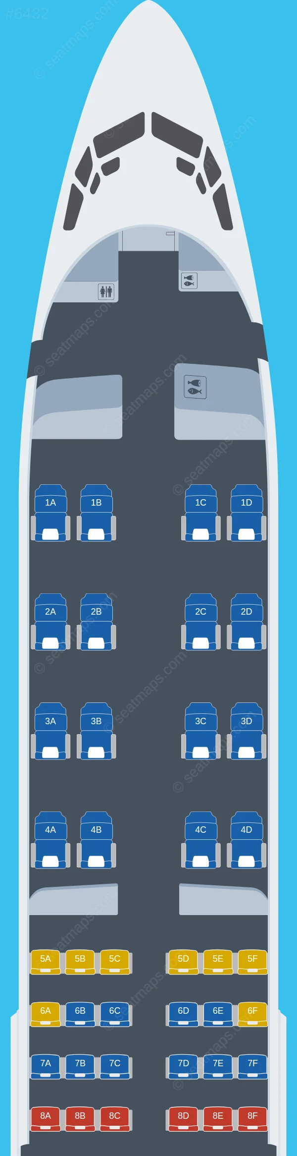 Air Niugini & Link PNG Boeing 737-800 V.1 seatmap preview