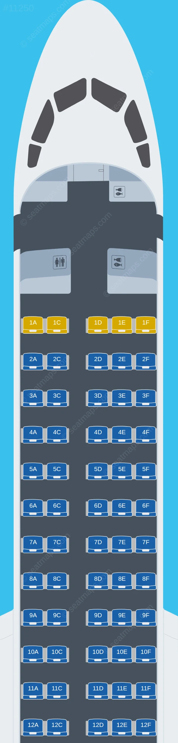 TransNusa COMAC C909 V.1 seatmap preview