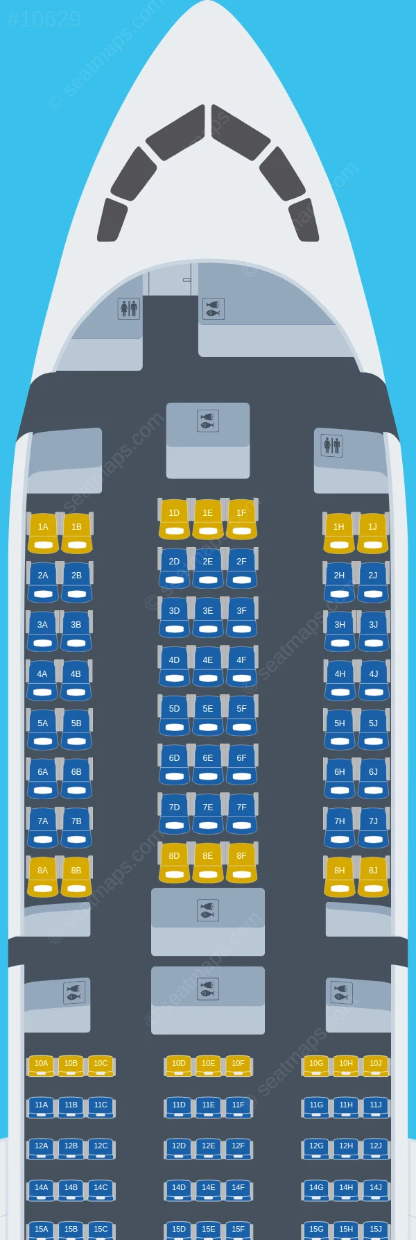 Air Premia Boeing 787-9 V.1 seatmap preview