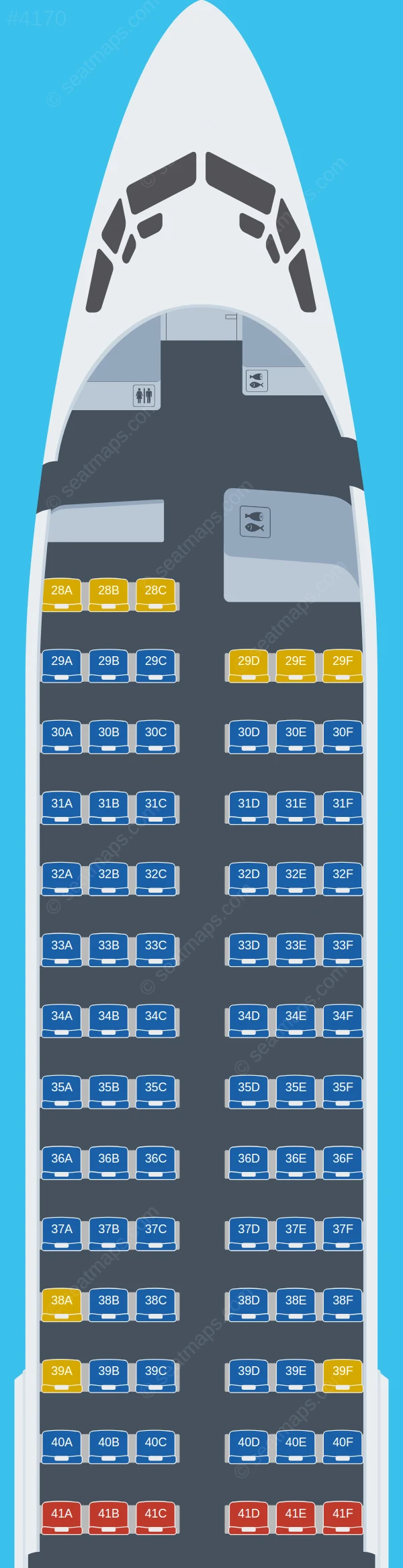 Jin Air Boeing 737-800 seatmap preview