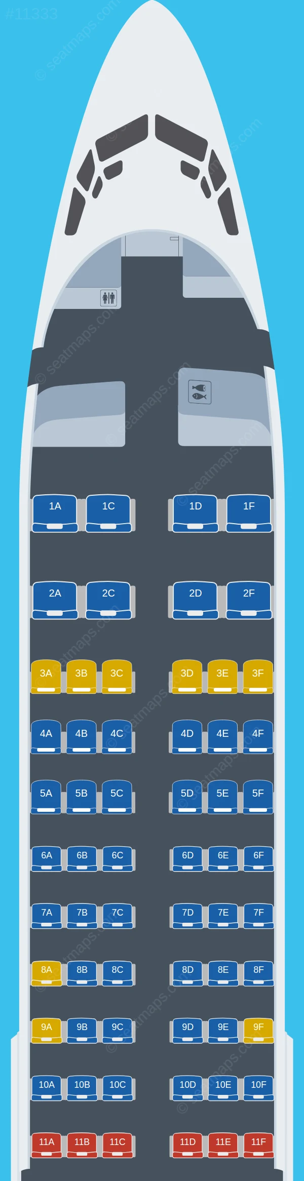 Virgin Australia Boeing 737-800 V.2 seatmap preview