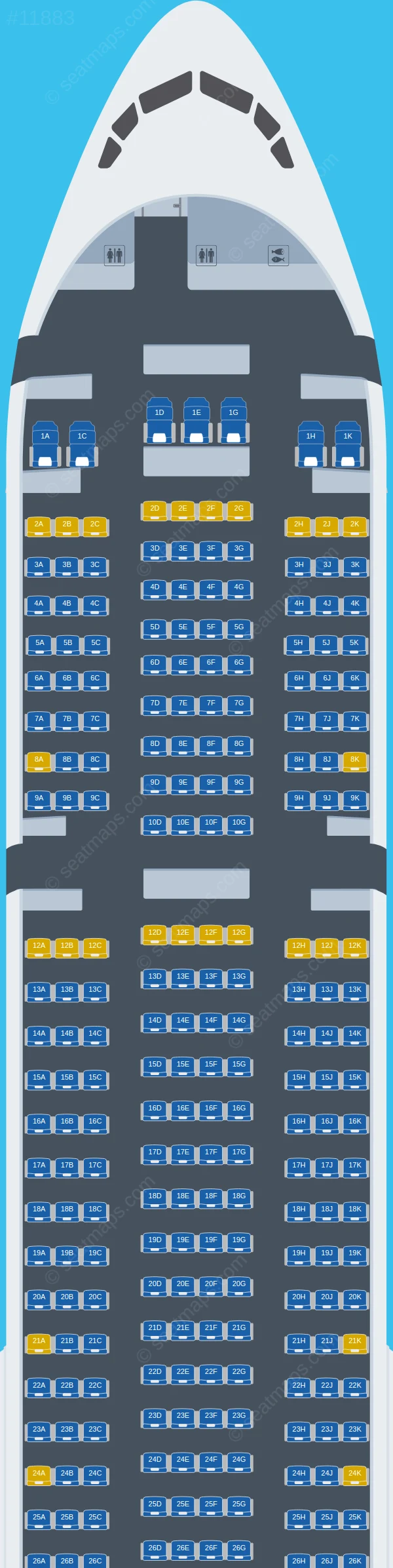 Southwind Airlines Boeing 777-300ER V.2 seatmap preview