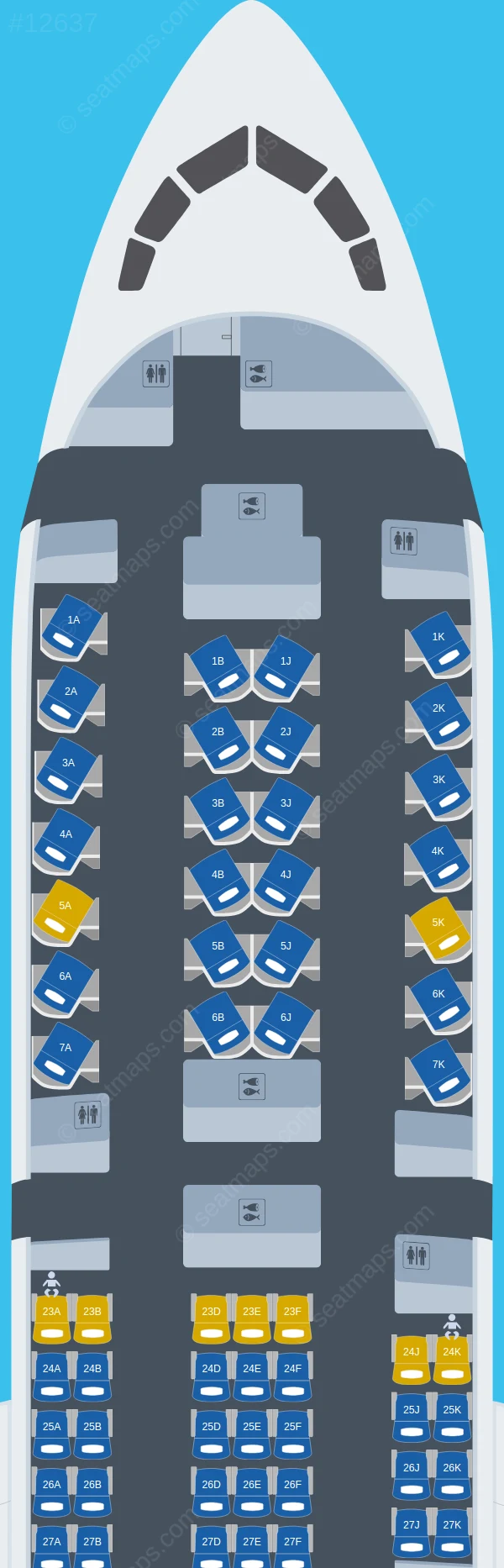 Air New Zealand Boeing 787-9 V.3 seatmap preview