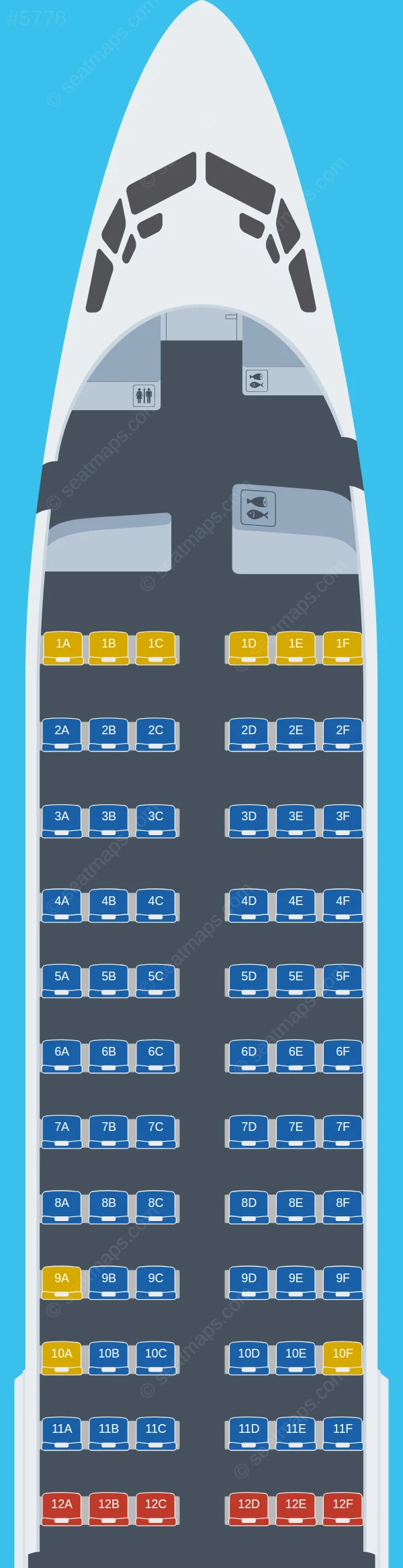 Eurowings Boeing 737-800 V.1 seatmap preview