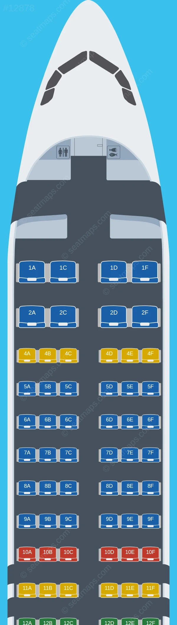 Eurowings Airbus A320neo V.2 seatmap preview