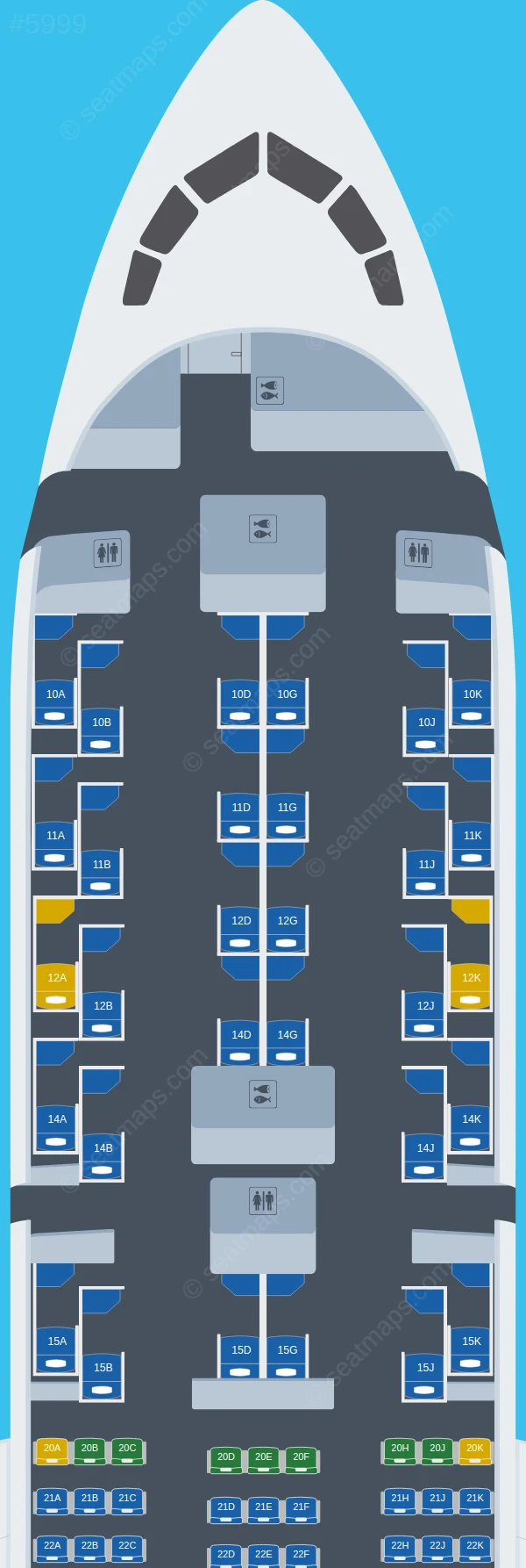 Oman Air Boeing 787-9 V.1 seatmap preview