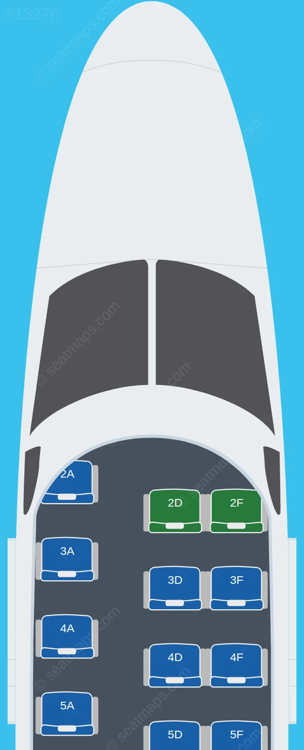 Flightlink Limited Cessna 208B Grand Caravan seatmap preview