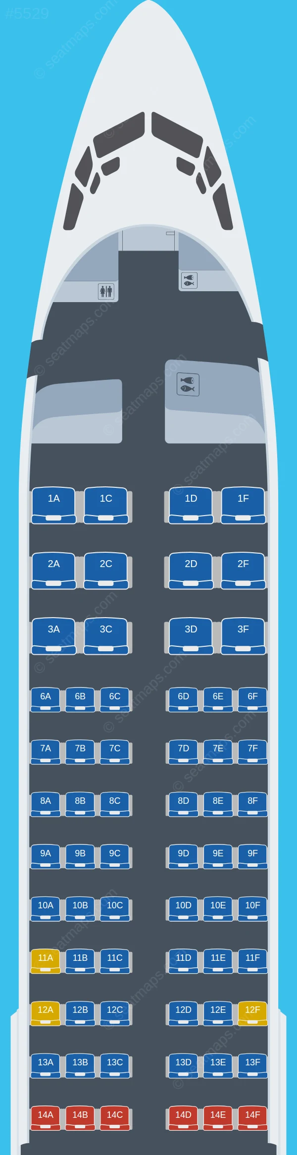 Jeju Air Boeing 737-800 V.2 seatmap preview