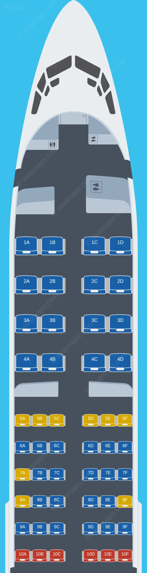 Air Niugini & Link PNG Boeing 737-800 V.2 seatmap preview