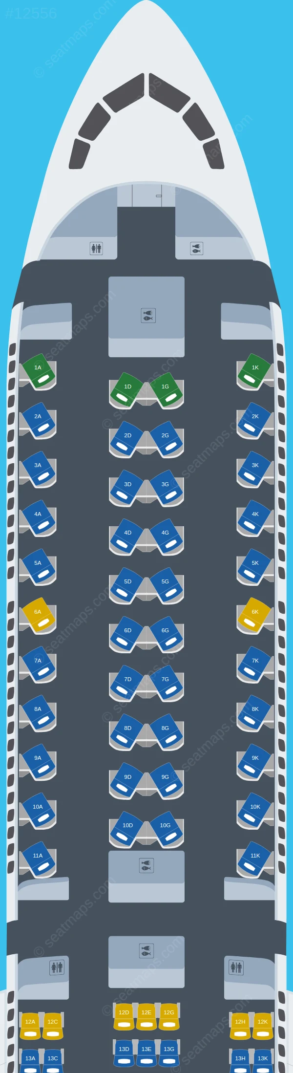 Air Canada Boeing 787-10 seatmap preview