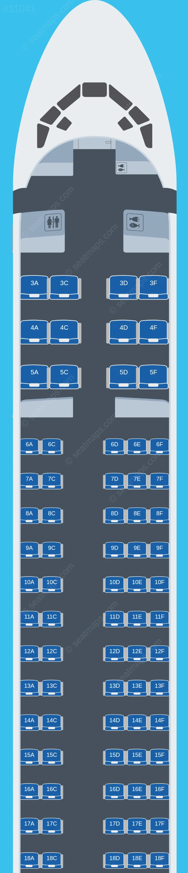 Venezolana - RAVSA McDonnell Douglas MD-82 seatmap preview