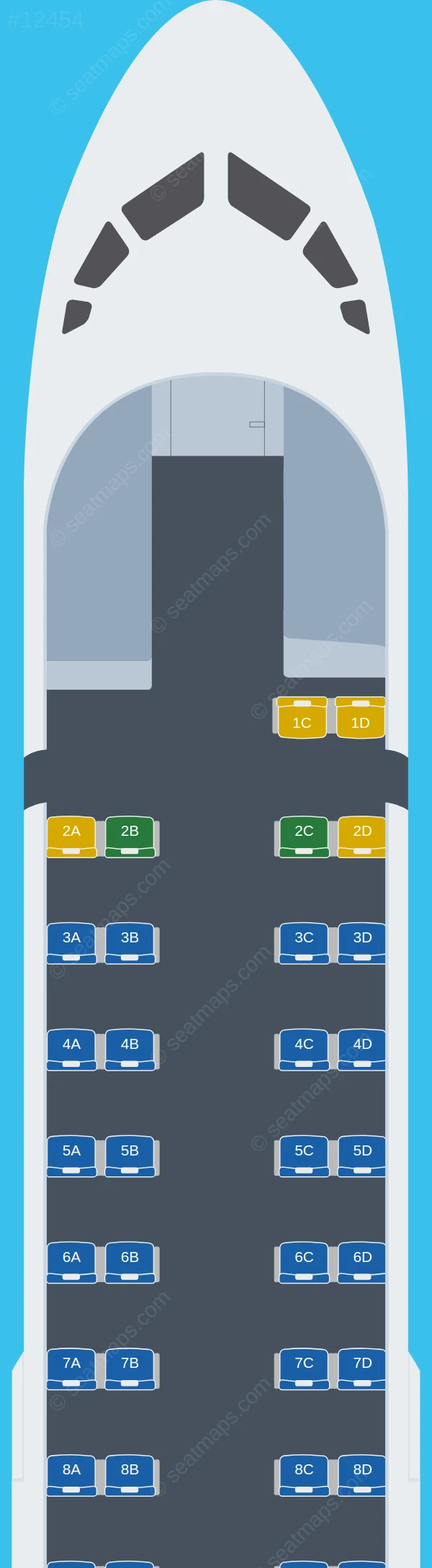 Air Thanlwin ATR 72-500 seatmap preview