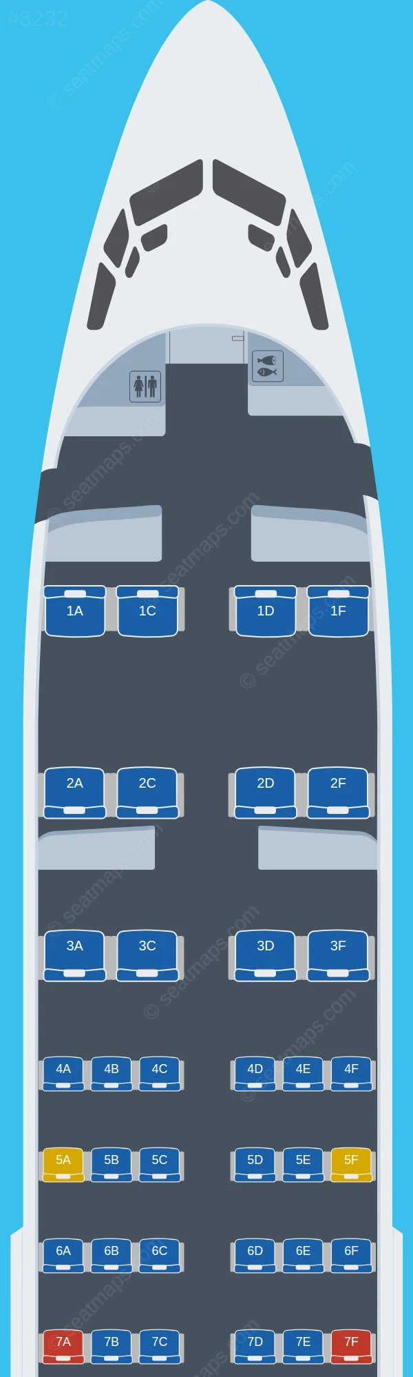 Nolinor Aviation Boeing 737-300 V.4 seatmap preview