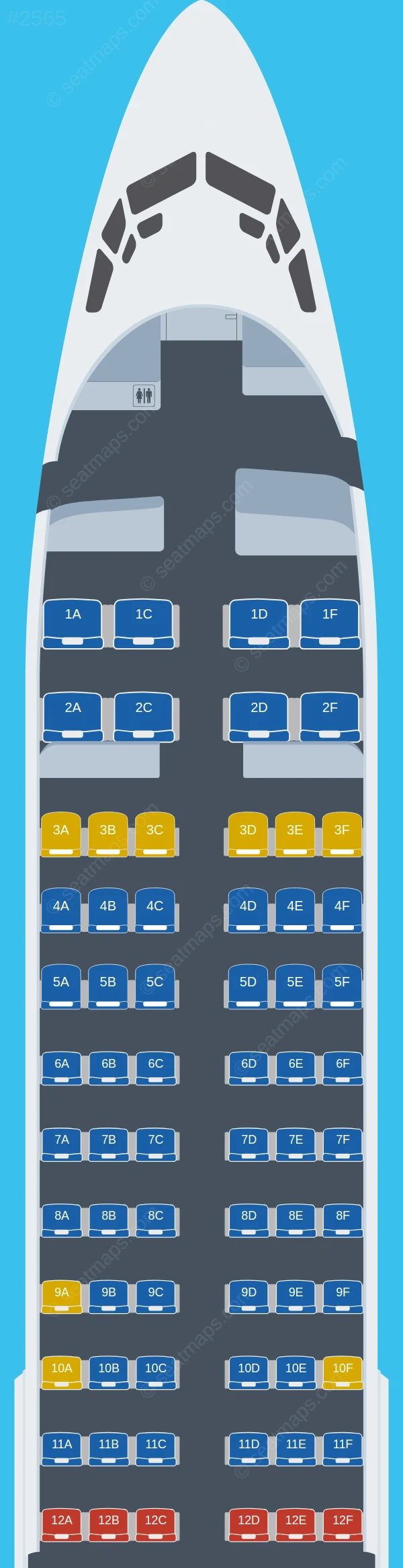 Virgin Australia Boeing 737-800 V.1 seatmap preview