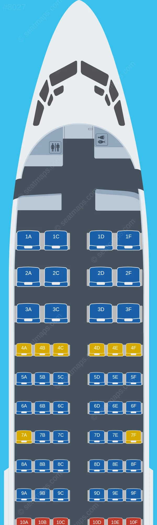 Air Peace Boeing 737-300 seatmap preview