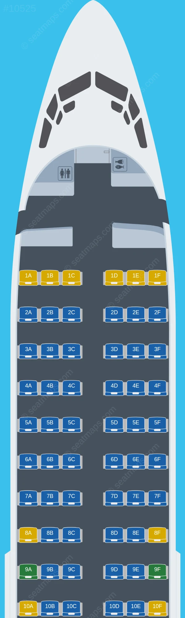 Air Inuit Boeing 737-300 V.1 seatmap preview