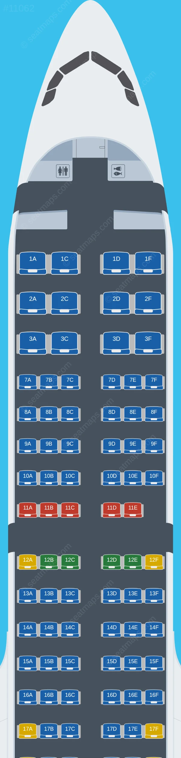 SalamAir Airbus A321neo V.4 seatmap preview